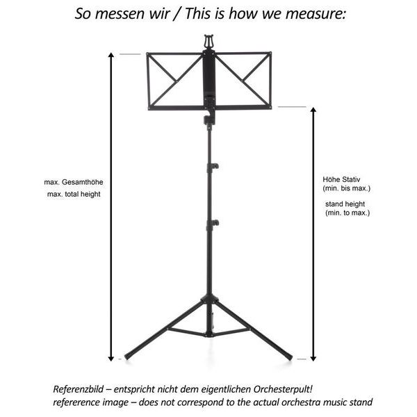 Startone Music Stand Black