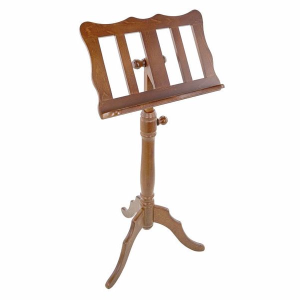 K&M 117 Wooden Music Stand Walnut