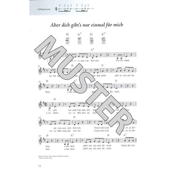 Schott Schlagerbuch Alt und Jung Uku